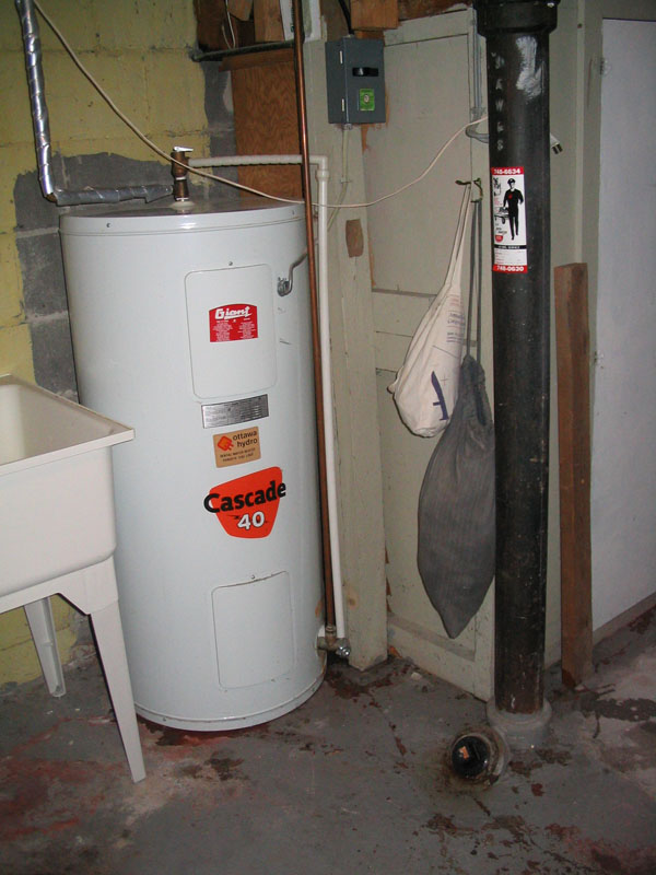 [Old Hot Water Heater]